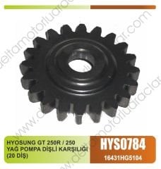 HYOSUNG GT 250R / 250 YAĞ POMPA DİŞLİ KARŞILIĞI  (20 DİŞ)