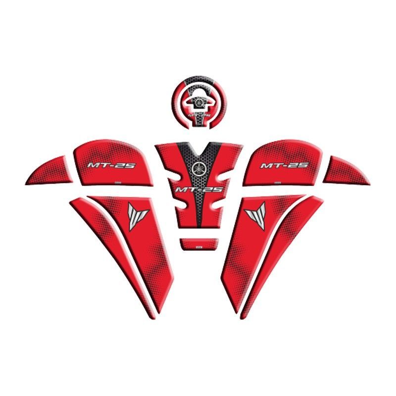 YAMAHA MT25 2020 - 2023 UYUMLU TANK PAD SET 004