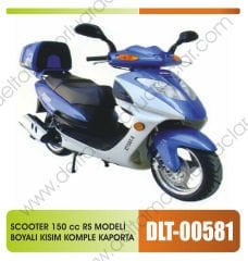 SCOOTER 150 cc RS MODELİ BOYALI AKSAM KOMPLE KAPORTA