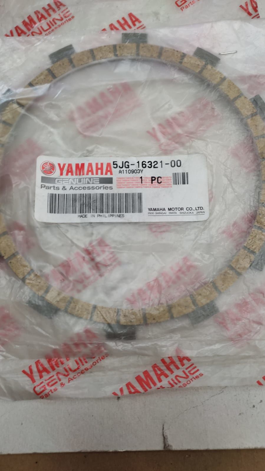 YAMAHA ATV YZ450 ORİJİNAL DEBRİYAJ BALATASI 5JG-16321-00