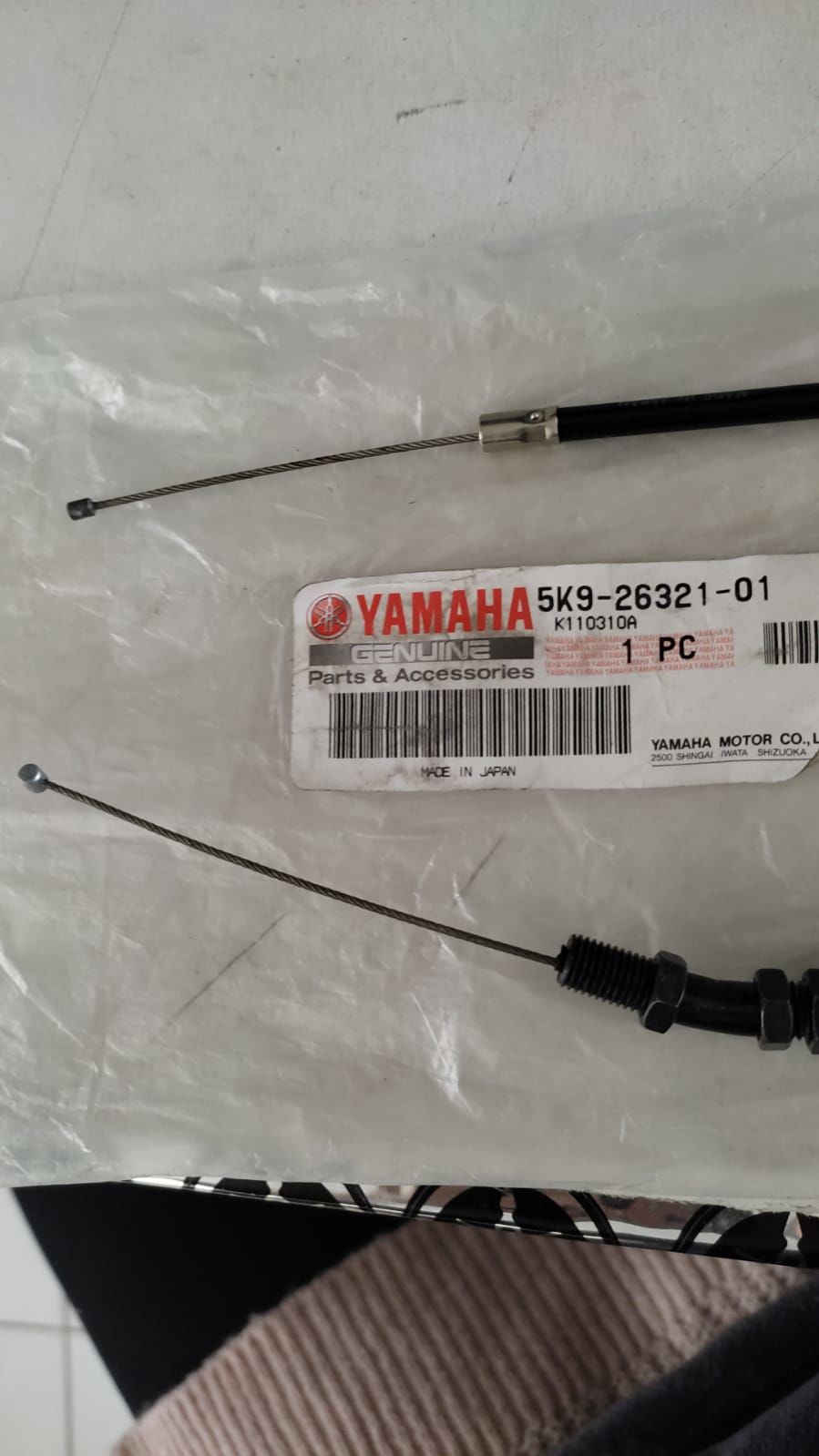 YAMAHA RXK ORİJİNAL YAĞ POMPA KABLOSU 5K9-26321-01