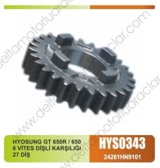 HYOSUNG GT 650R / 650 6 VİTES DİŞLİ KARŞILIĞI 27 DİŞ