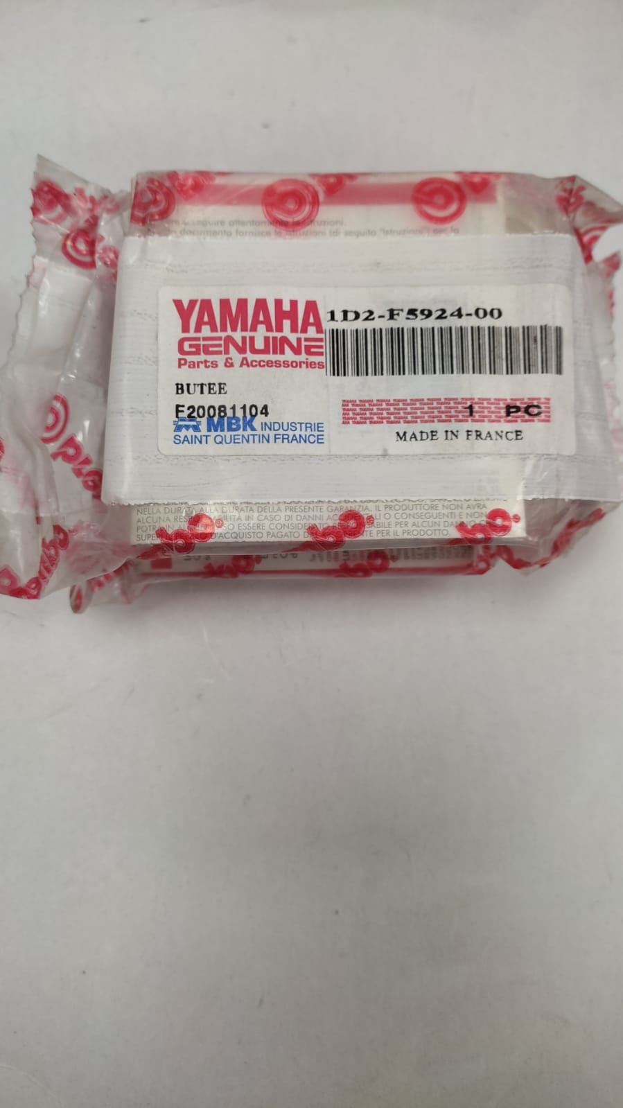 YAMAHA XT 660X ORİJİNAL FREN BALATA PİMİ 1D2-F5924-00