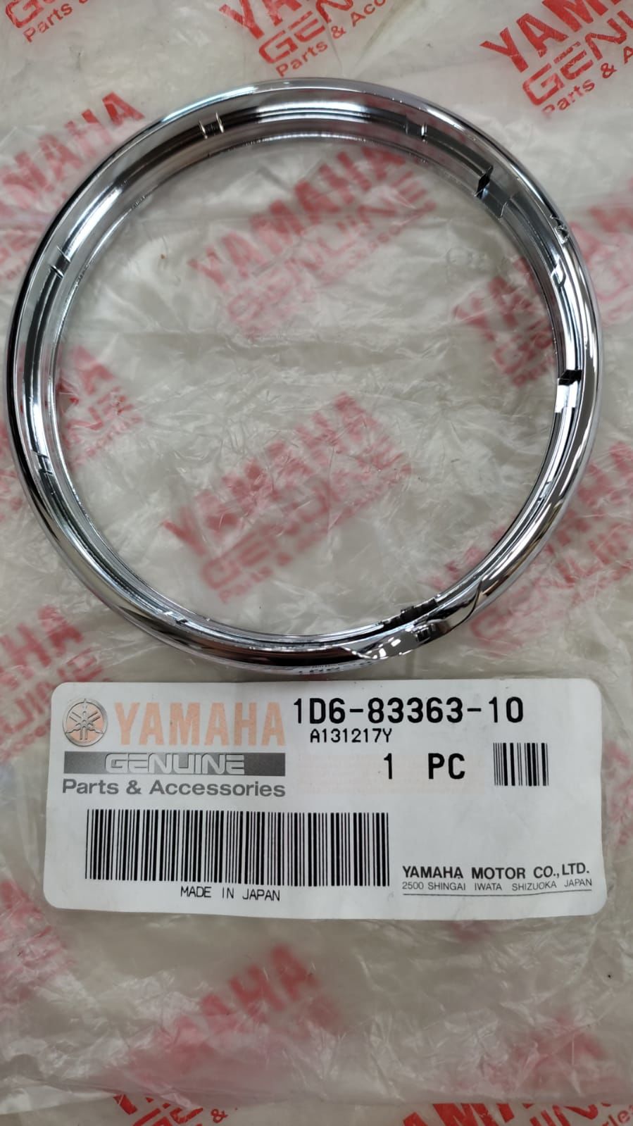 YAMAHA (2003-2014) XVZ13-17/XV250-650 ORİJİNAL SİNYAL CAMI ÇERÇEVESİ 1D6-83363-10