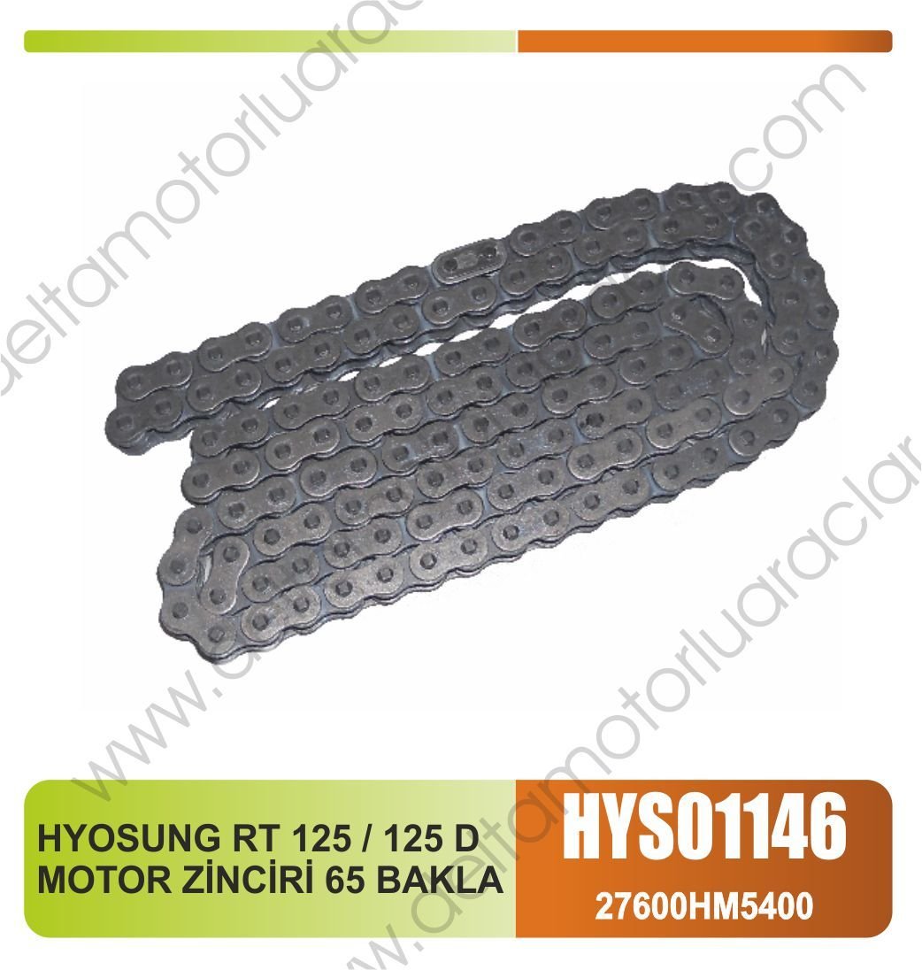 HYOSUNG RT 125 / 125 D MOTOR ZİNCİRİ 65 BAKLA