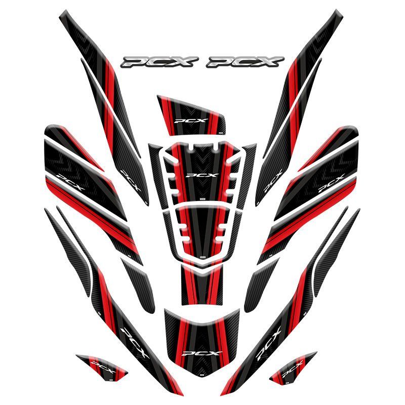 HONDA PCX 2021 - 2023 UYUMLU TANK PAD SET 002