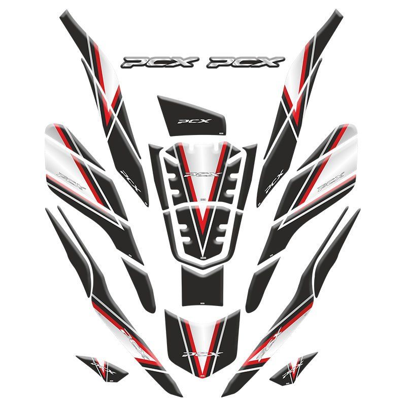HONDA PCX 2021 - 2023 UYUMLU TANK PAD SET 003