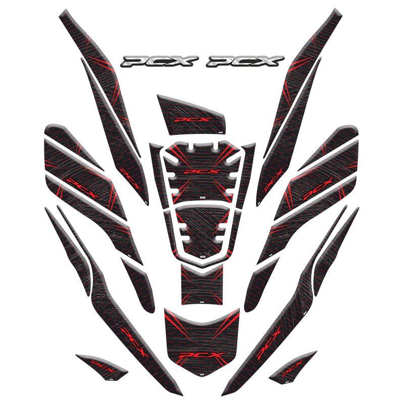 HONDA PCX 2021 - 2023 UYUMLU TANK PAD SET 005