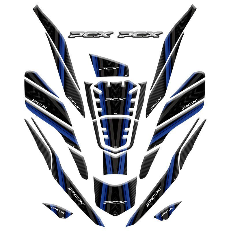 HONDA PCX 2021 - 2023 UYUMLU TANK PAD SET 009