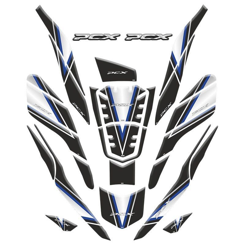 HONDA PCX 2021 - 2023 UYUMLU TANK PAD SET 010