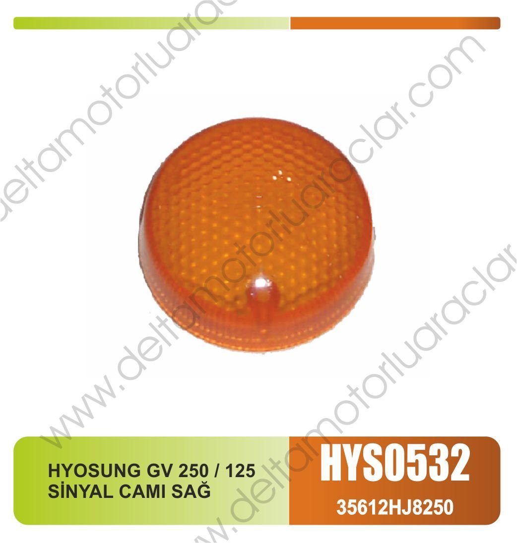 HYOSUNG GV 250 / 125 SİNYAL CAMI SAĞ