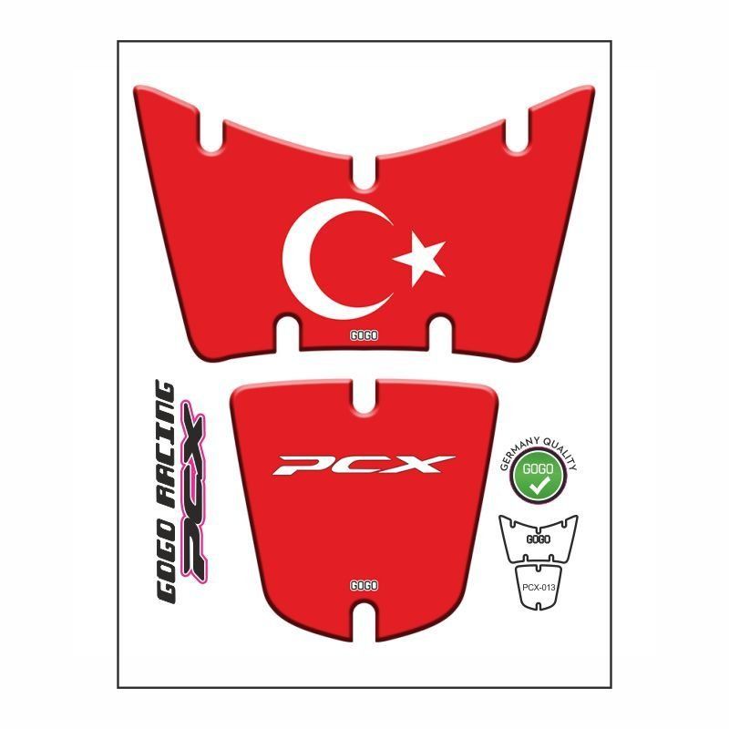 HONDA PCX 2014 - 2017 UYUMLU TANK PAD 022