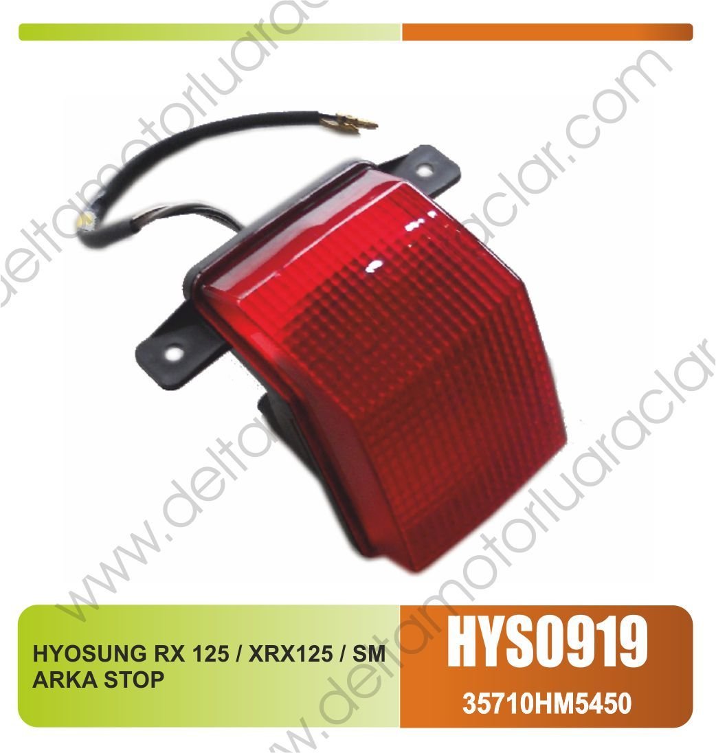 HYOSUNG RX 125 / XRX125 / SM  ARKA STOP