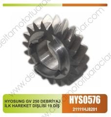 HYOSUNG GV 250 DEBRİYAJ  İLK HAREKET DİŞLİSİ 19 DİŞ