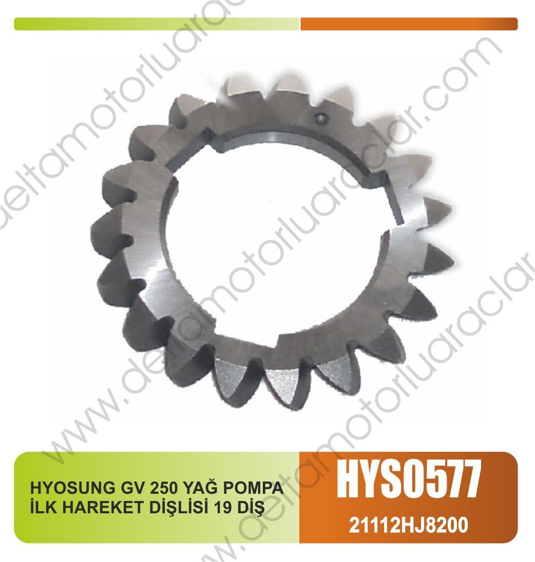HYOSUNG GV 250 YAĞ POMPA İLK HAREKET DİŞLİSİ 19 DİŞ
