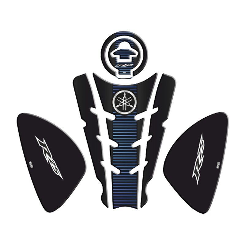 YAMAHA R25 2014 - 2018 UYUMLU TANK PAD SET 006