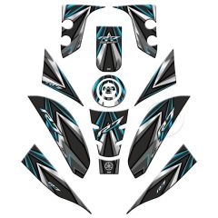 YAMAHA R7 2021 - 2022 UYUMLU FULL TANK PAD SET 005