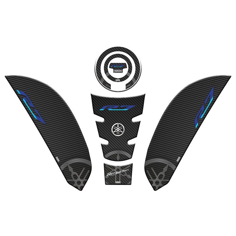 YAMAHA R7 2021 - 2022 UYUMLU TANK PAD SET 002