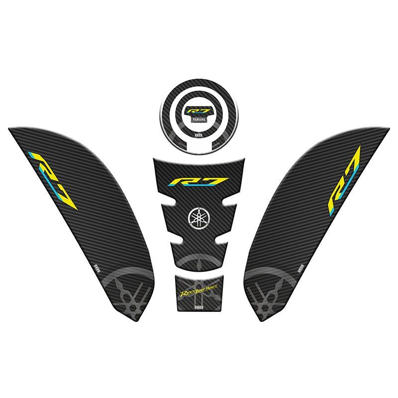 YAMAHA R7 2021 - 2022 UYUMLU TANK PAD SET 007