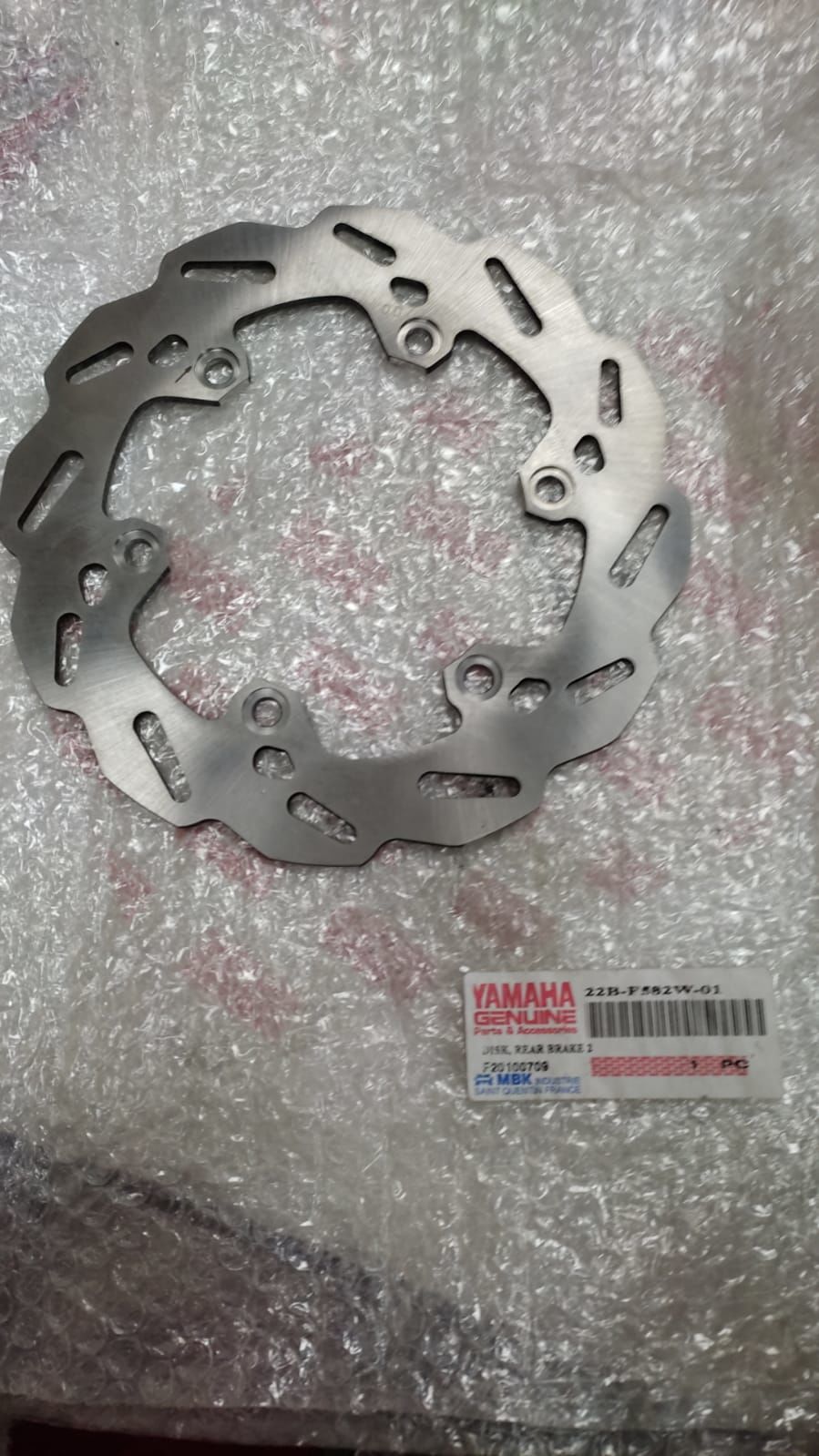 YAMAHA WR 125R ORİJİNAL ARKA FREN DİSKİ 22B-F582W-01