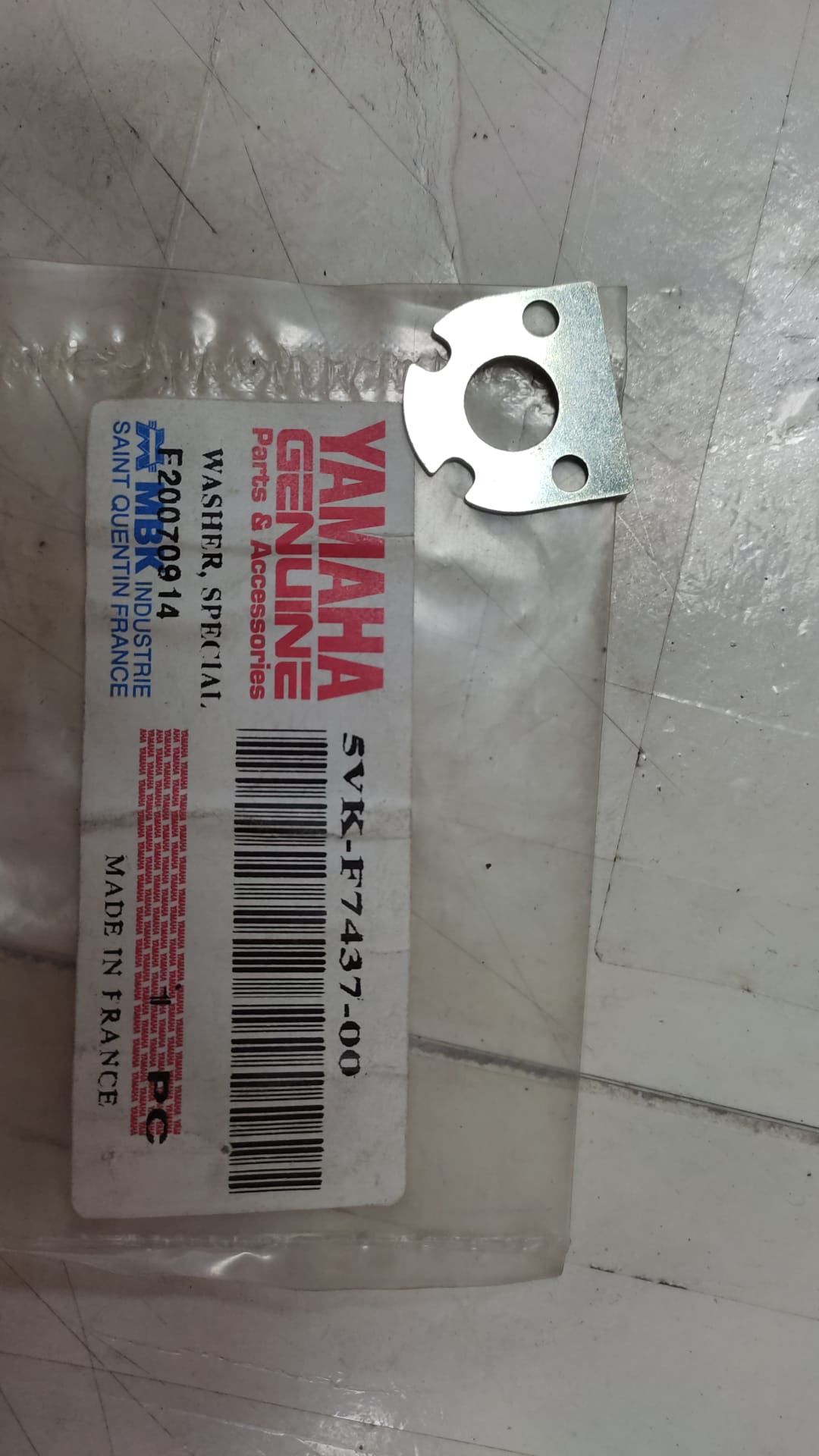 YAMAHA XT660 R ORİJİNAL YOLCU BASAMAK BRAKET PULU 5VK-F7437-00