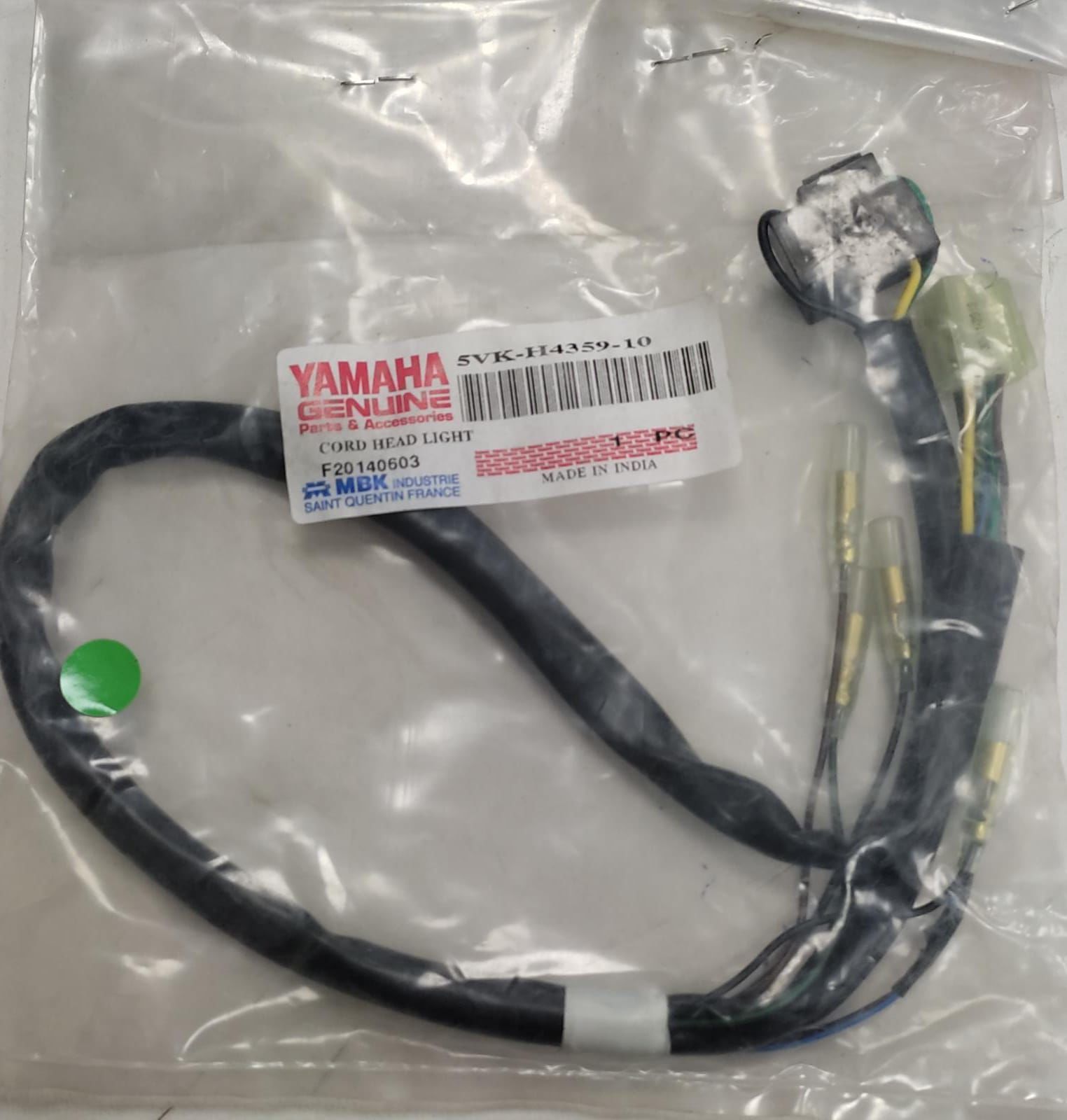 YAMAHA TX 660 ORİJİNAL FAR KABLOSU 5VK-H4359-10