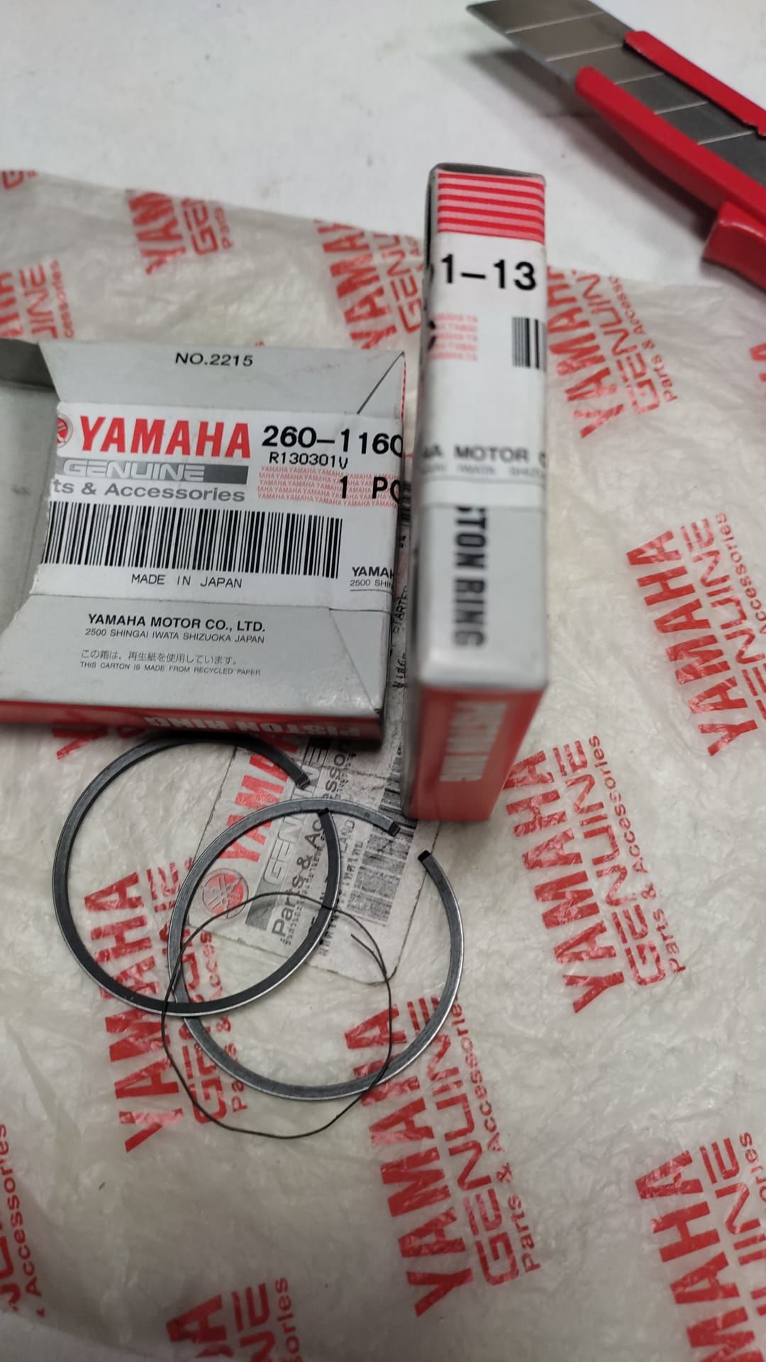 YAMAHA (1979-2006) PW50cc ORİJİNAL PİSTON SEGMANI 260-11601-13