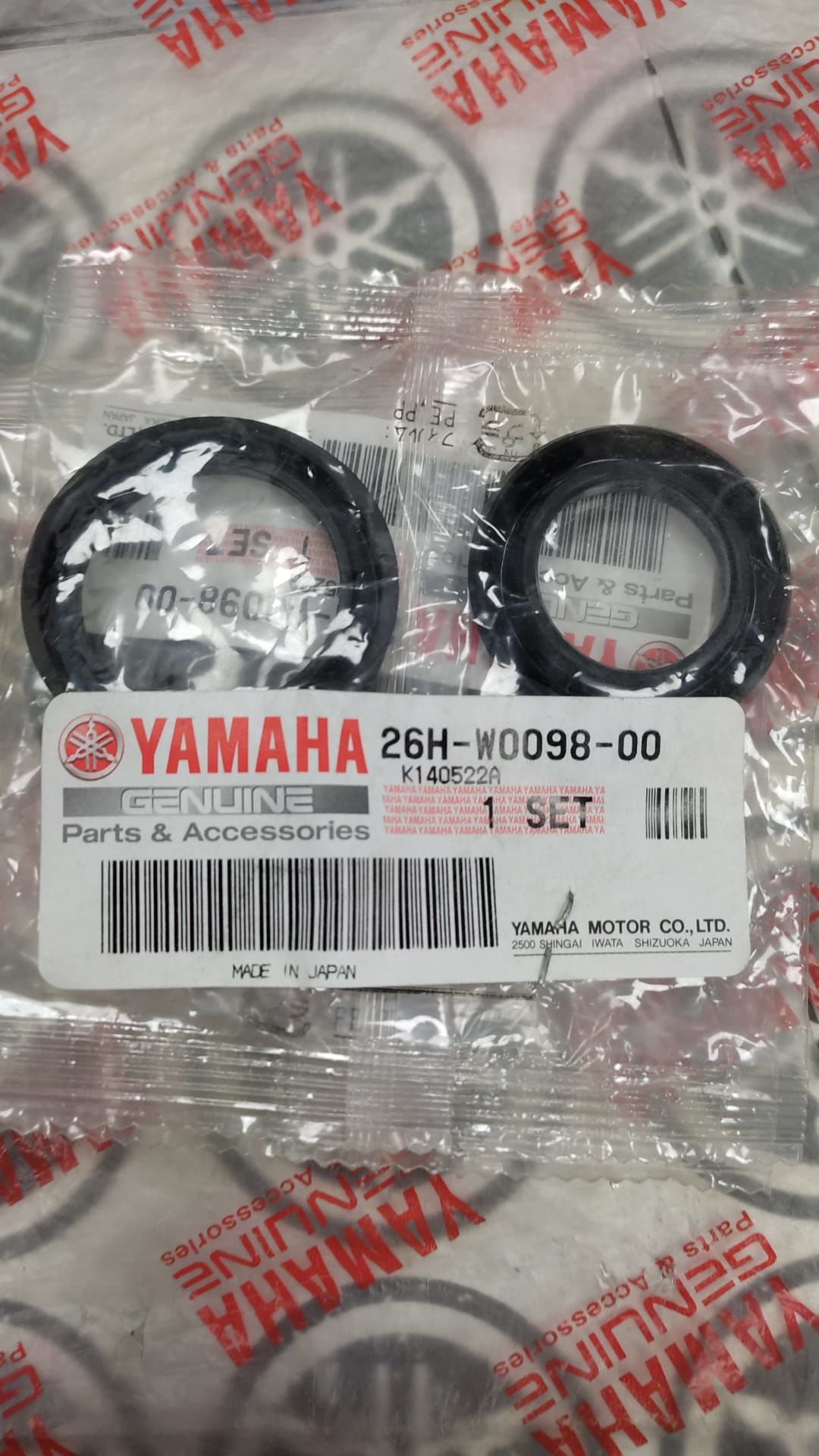 YAMAHA XVZ 13/WMX 12 ORİJİNAL İTİCİ KOL LEVHA KEÇESİ 26H-W0098-00