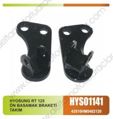 HYOSUNG RT 125 ÖN BASAMAK BRAKETİ TAKIM
