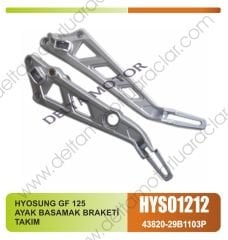 HYOSUNG GF 125 AYAK BASAMAK BRAKETİ TAKIM