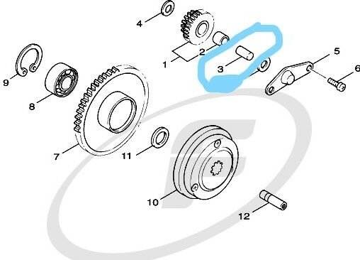 YAMAHA CYGNUS RS ORİJİNAL ŞAFT 5WG-E5521-00