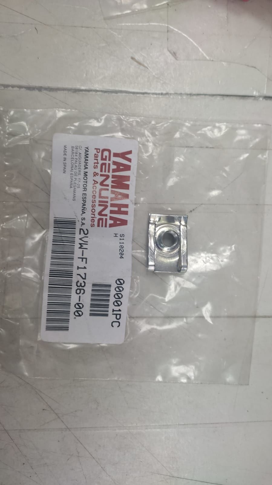 YAMAHA ORİJİNAL KLİPSLİ SOMUN 2VW-F1736-00