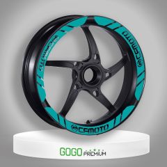 CF MOTO UYUMLU MAVİ JANT ŞERİDİ