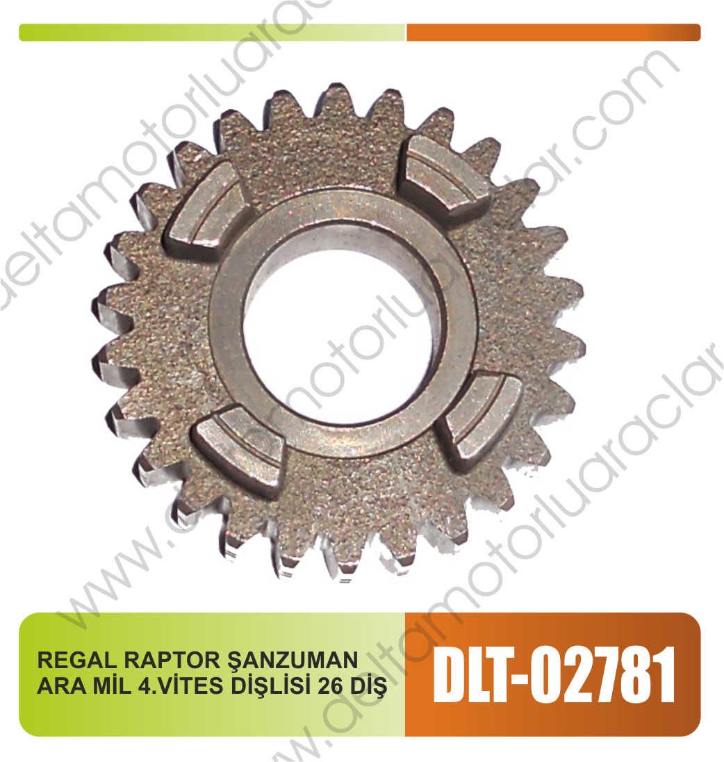 REGAL RAPTOR ŞANZUMAN ARA MİL 4.VİTES DİŞLİSİ 26 DİŞ