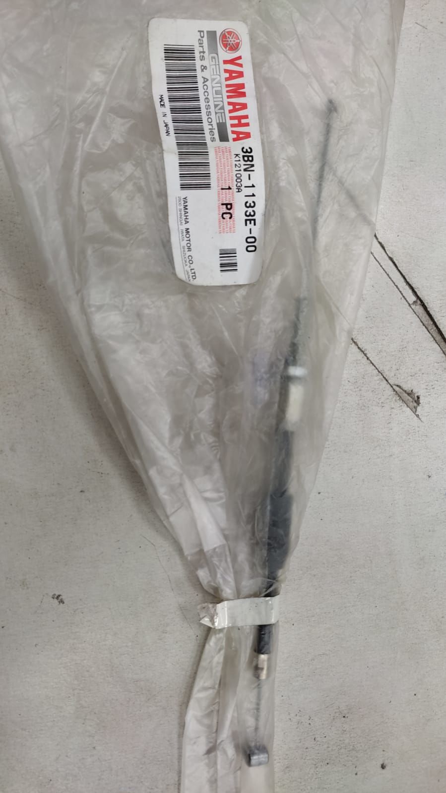 YAMAHA DT125R ORİJİNAL DEBRİYAJ TELİ 1 (KASNAK KABLOSU) 3BN-1133E-00