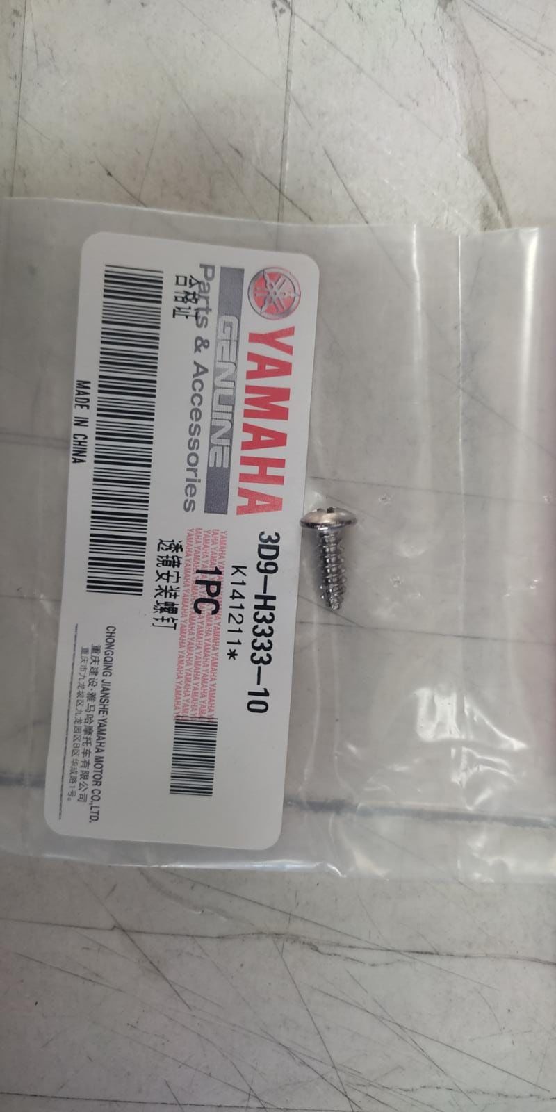 YAMAHA ORİJİNAL SİNYAL CAM VİDASI 3D9-H3333-10