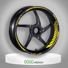 FLORASAN KIRMIZI YAMAHA MT-07 UYUMLU RACING JANT ŞERİDİ