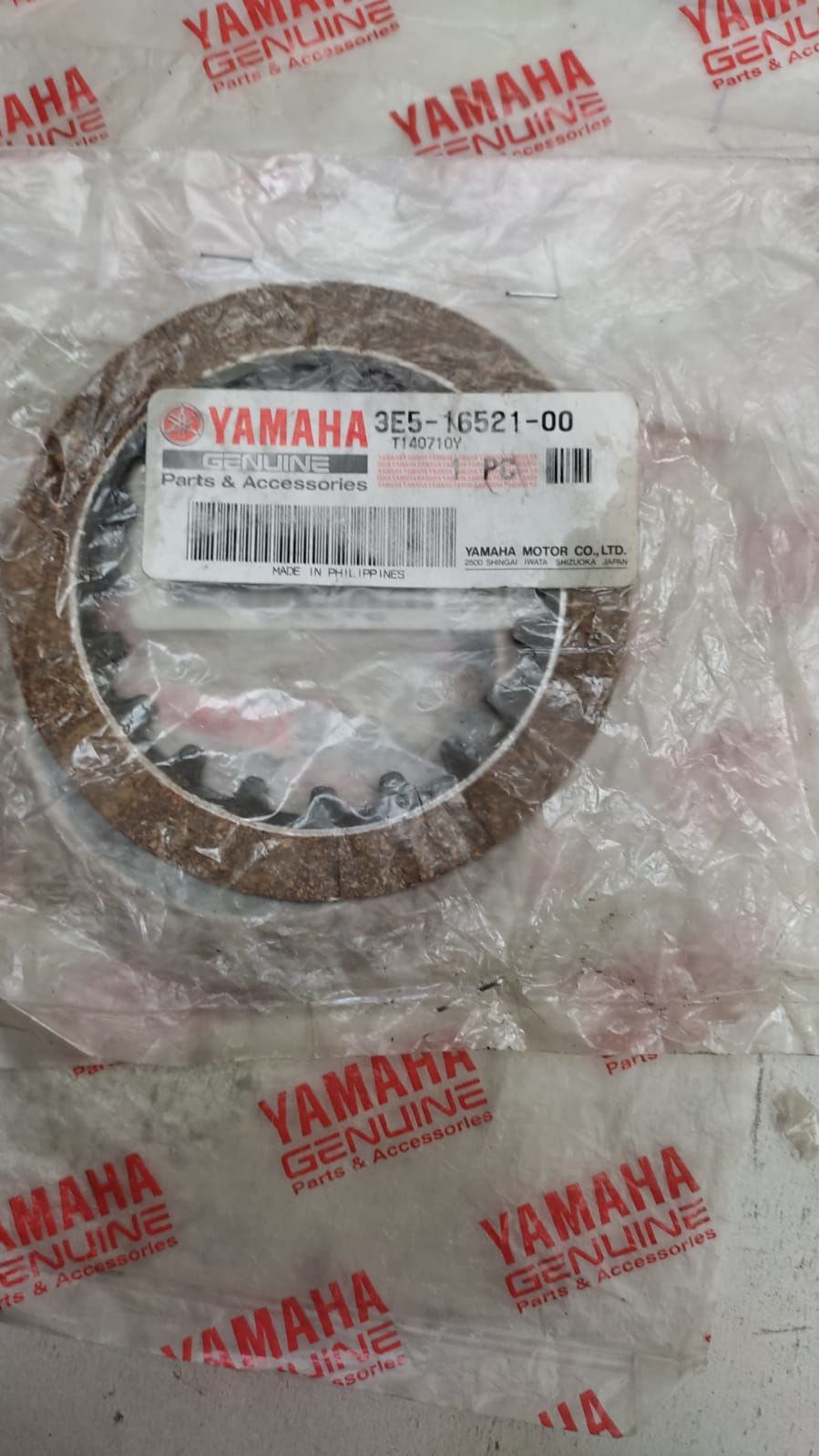 YAMAHA ATV 80cc ORİJİNAL DEBRİYAJ BALATA SACI 3E5-16521-00
