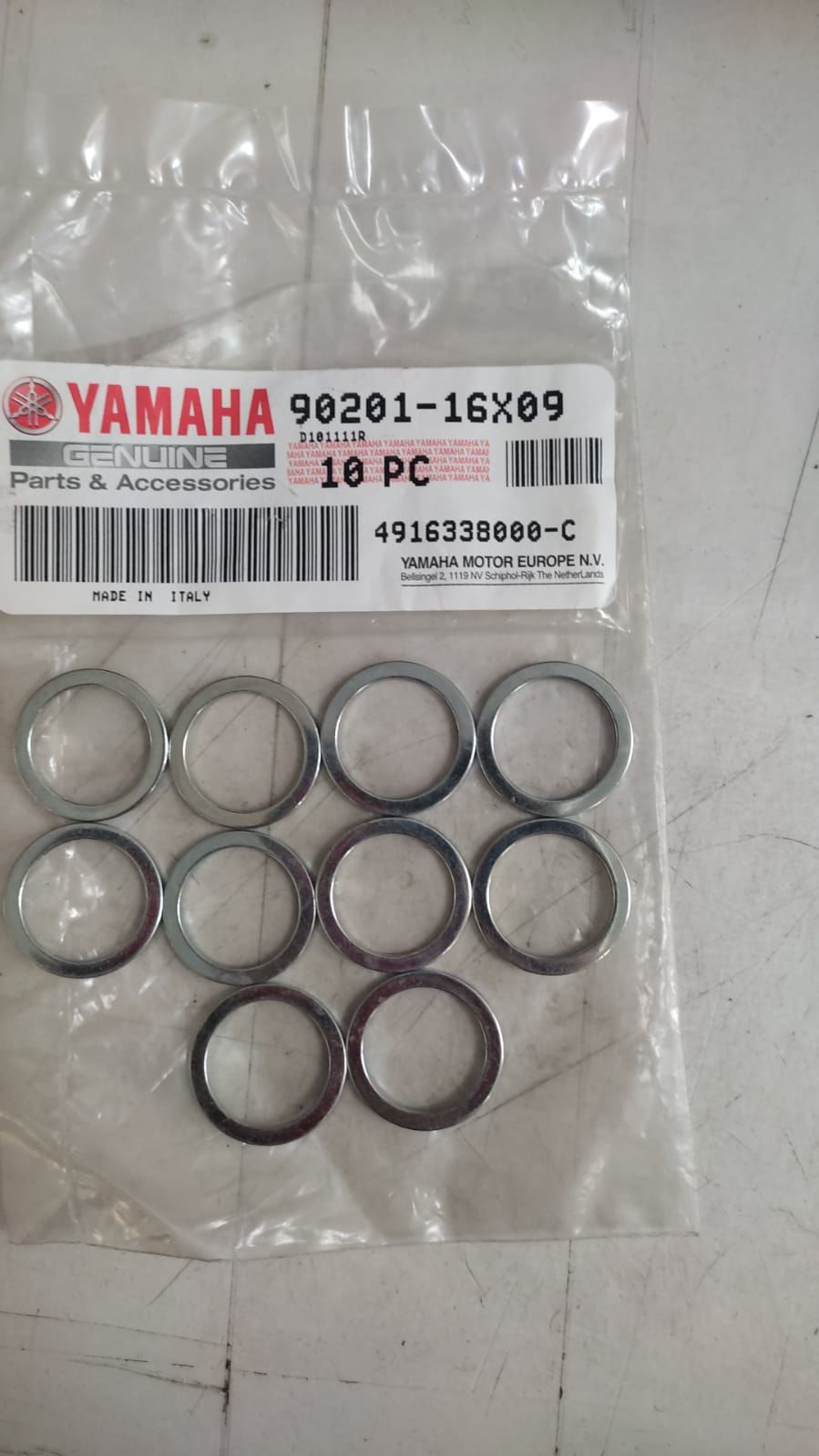 YAMAHA YP180E ORİJİNAL VARYATÖR PULU 90201-16X09