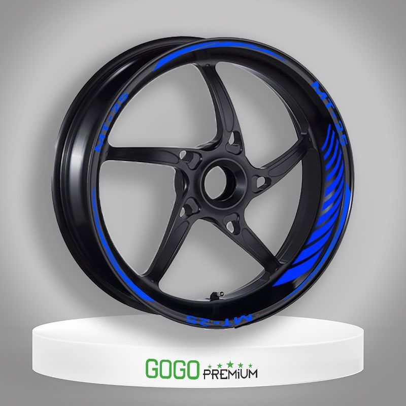 REFLEKTÖR MAVİ YAMAHA MT-25 UYUMLU RACING JANT ŞERİDİ