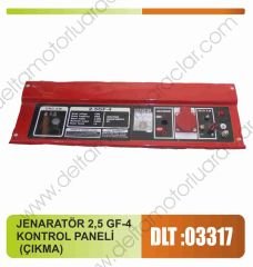 JENERATÖR 2,5 GF-4 KONTROL PANELİ (ÇIKMA)