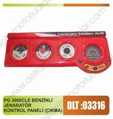 PG 6500CLE BENZİNLİ JENERATÖR KONTROL PANELİ (ÇIKMA)