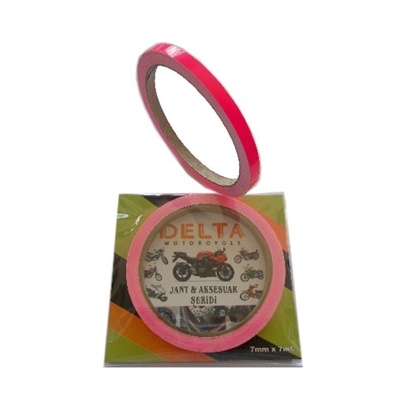ŞEKER PEMBE 7cm x 7 m OPAK JANT ŞERİDİ