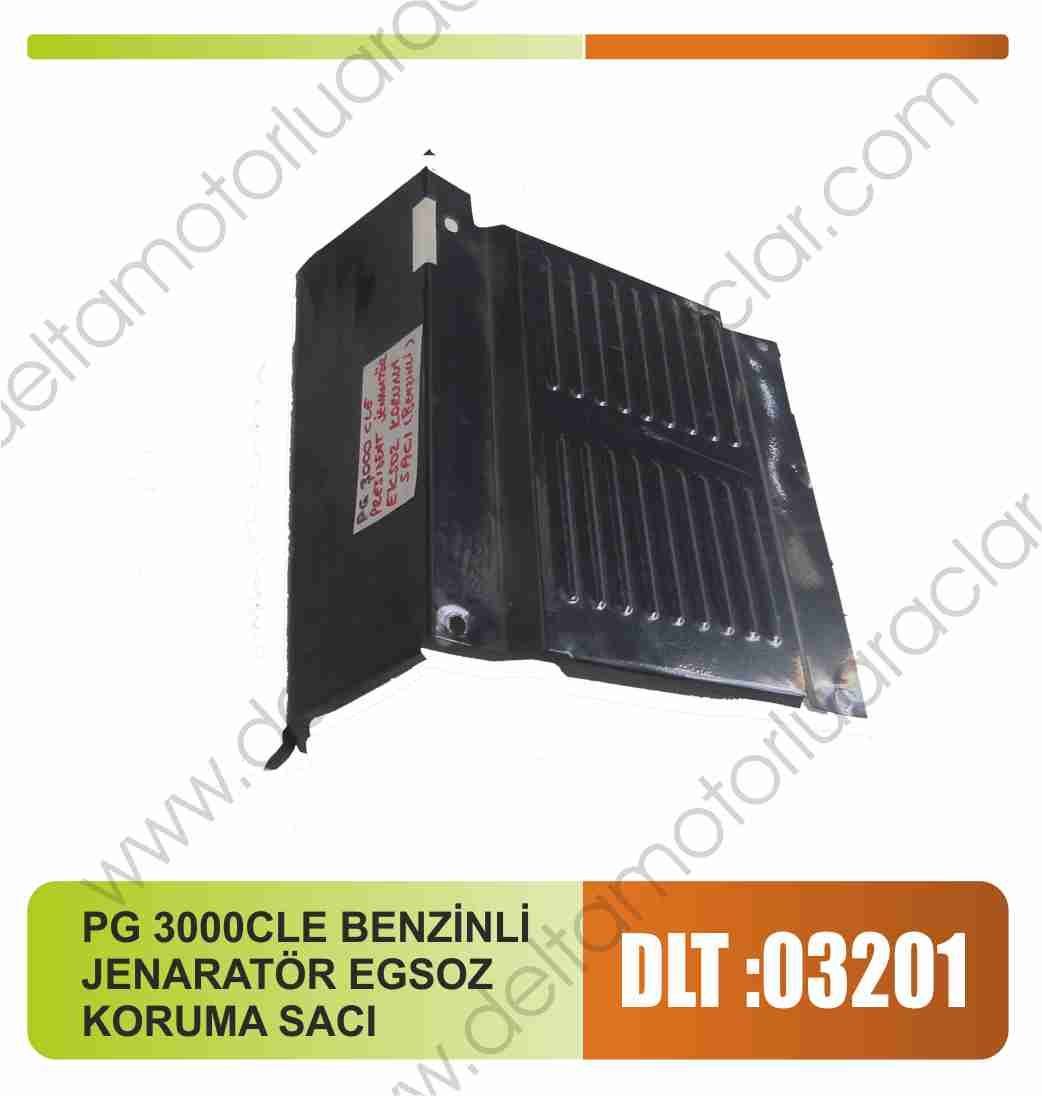 PG 3000CLE BENZİNLİ JENERATÖR EGZOZ KORUMA SACI