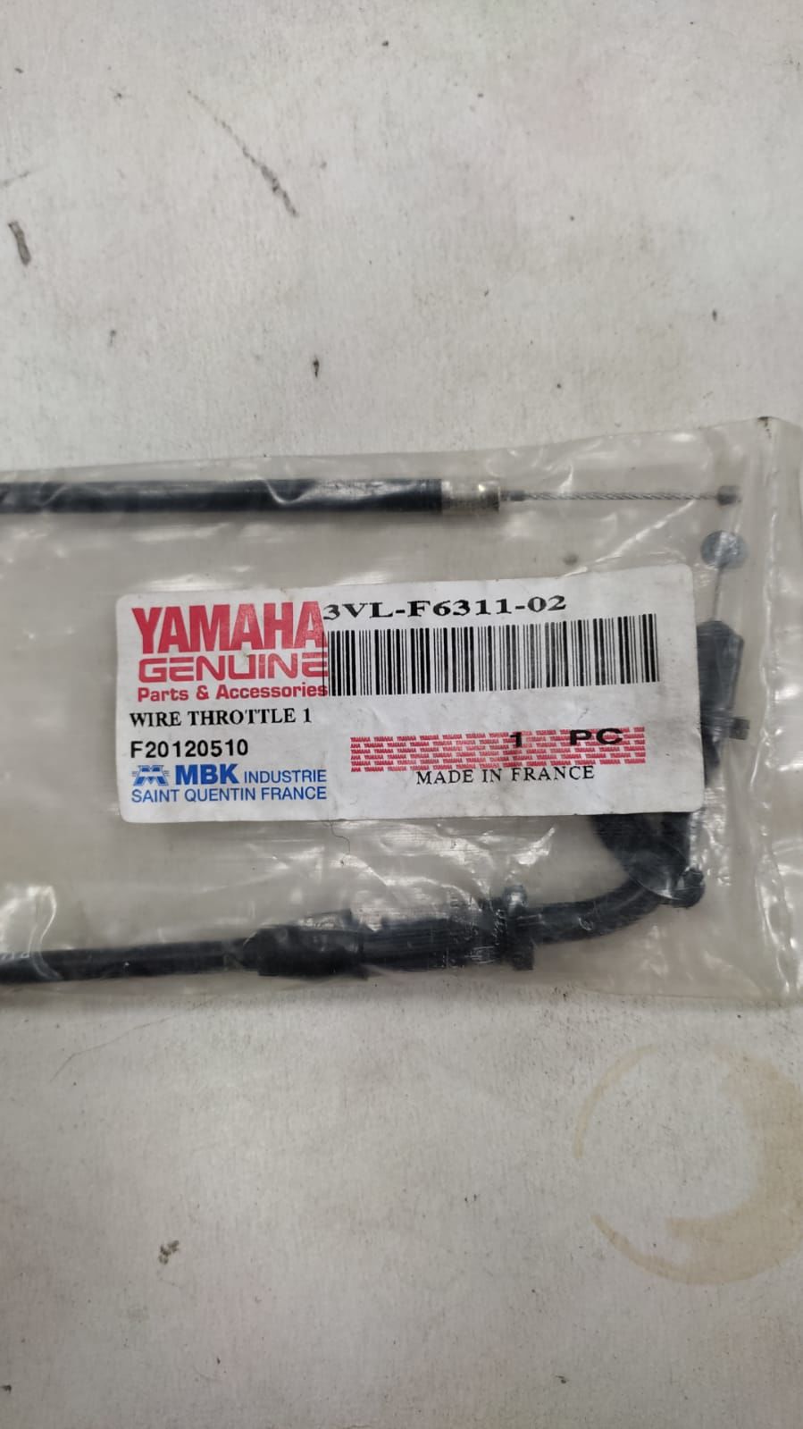 YAMAHA CW50 YQ ORİJİNAL GAZ TELİ 3VL-F6311-02