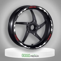 BEYAZ II REFLEKTÖR BASKI HONDA PCX UYUMLU JANT ŞERİDİ