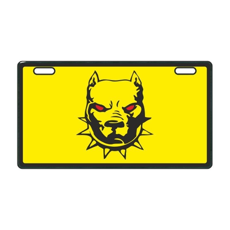 SARI PİTBULL E-BİKE PLAKALIK