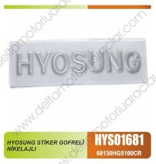 HYOSUNG STİKER GOFRELİ - NİKELAJLI