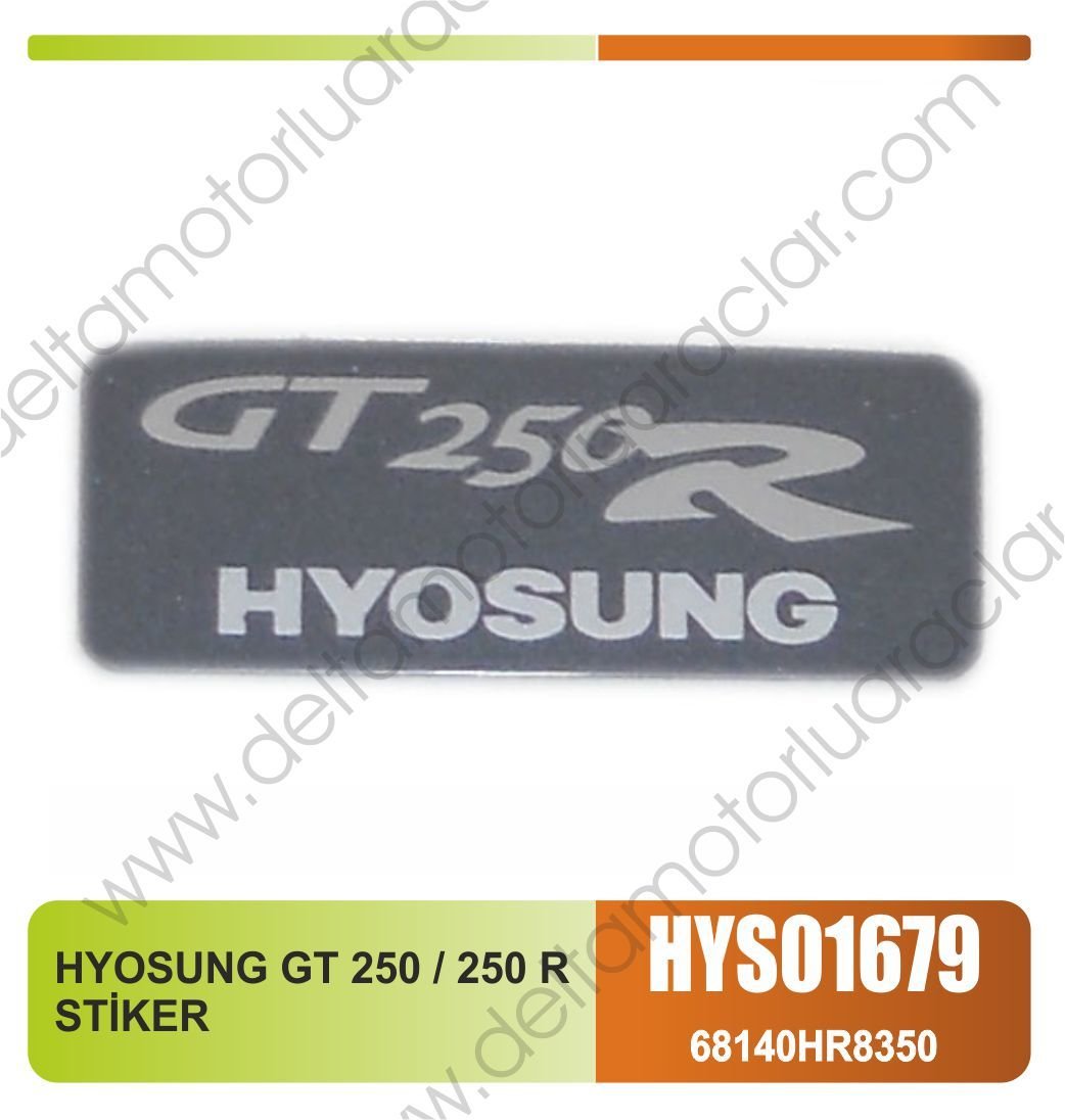 HYOSUNG GT 250 R STİKER