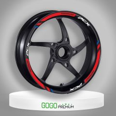 M POWER KIRMIZI HONDA PCX UYUMLU JANT ŞERİDİ